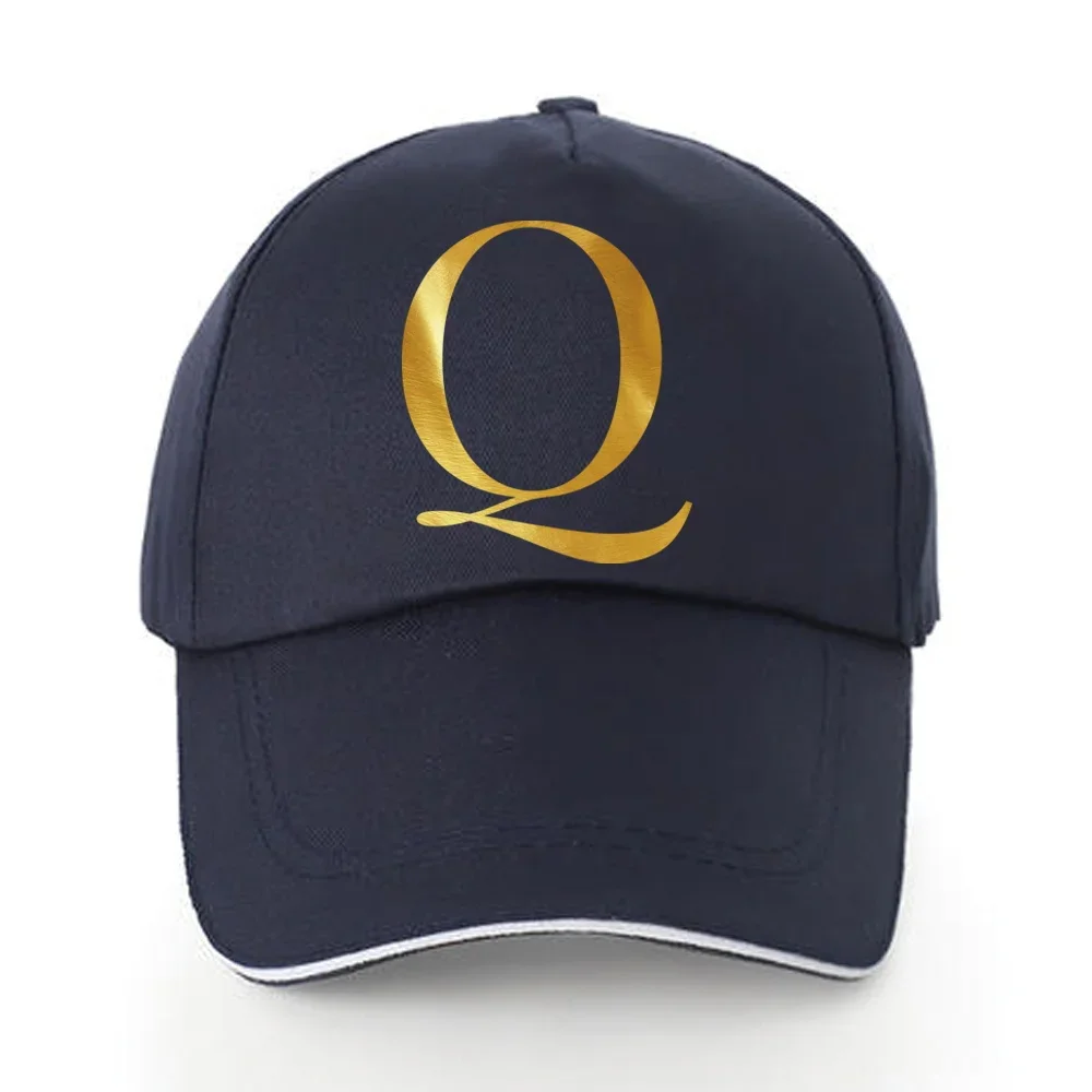 2024 Women Summer Adjustable Sunscreen Visors Hats Men Street Hip Hop Cap Letter Print Baseball Caps Pure Cotton Back Buckle Hat