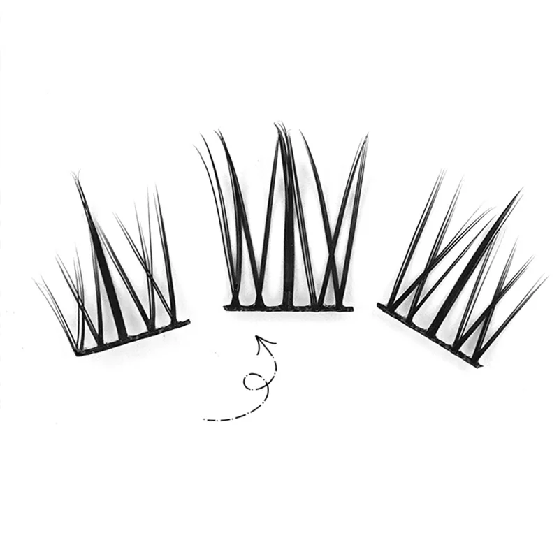 Hot Sales DIY Makeup 384 PCS Lash Clusters Eyelash Book 32 Rows False Eyelashes Extension For Beauty