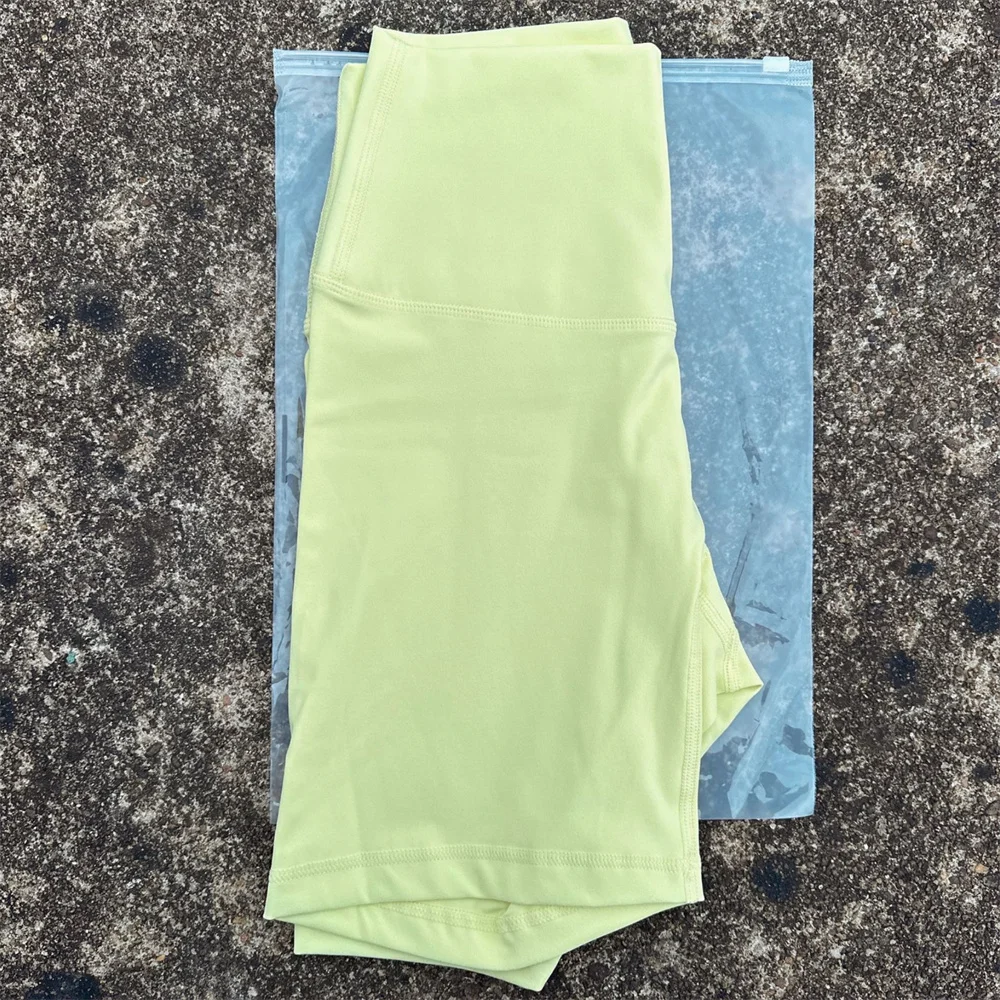 Solid Color High Waist Yoga Short Leg Cycling Women Fitness Sports Short Comprehensive Training Jog Squat Proof Internal Pocket