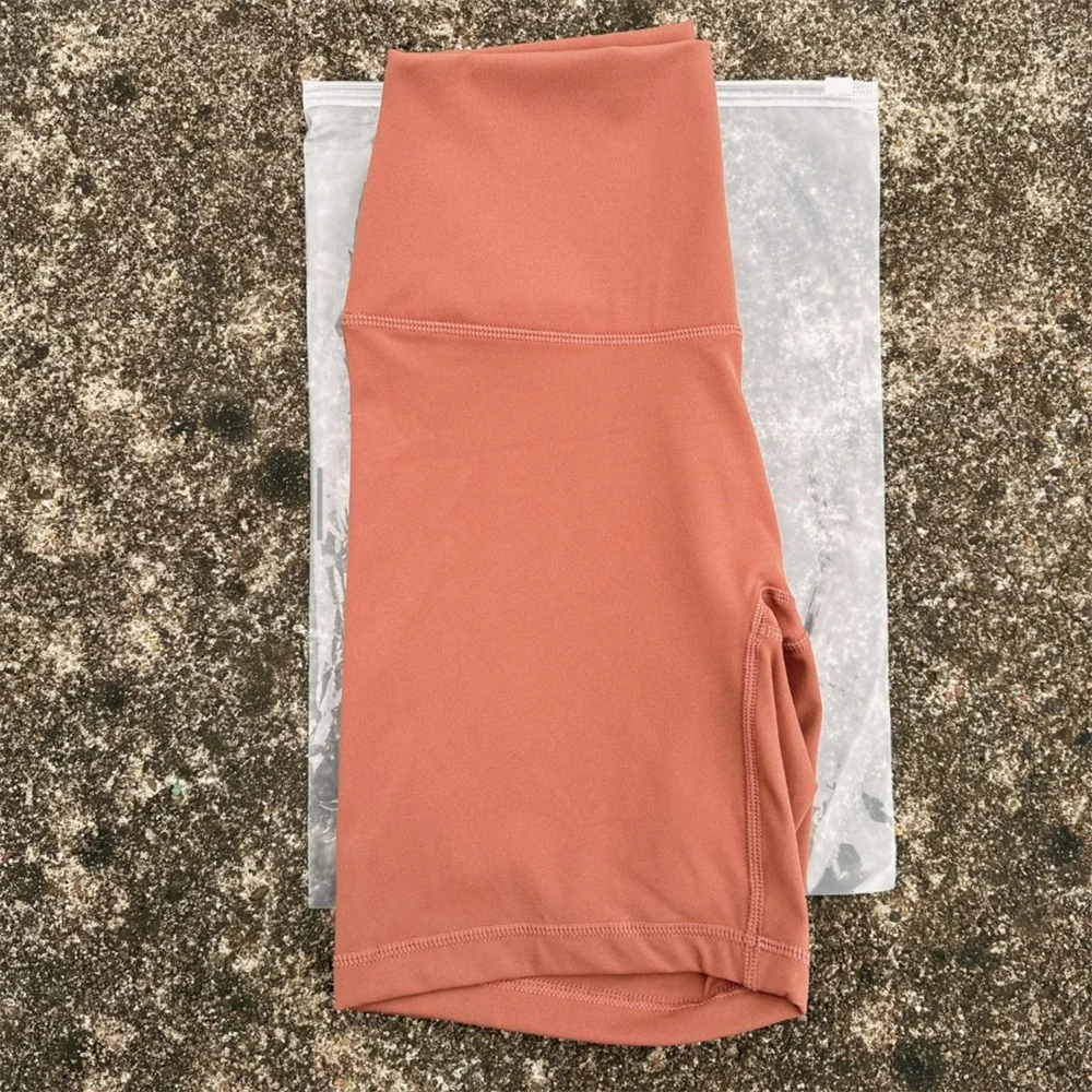 Solid Color High Waist Yoga Short Leg Cycling Women Fitness Sports Short Comprehensive Training Jog Squat Proof Internal Pocket