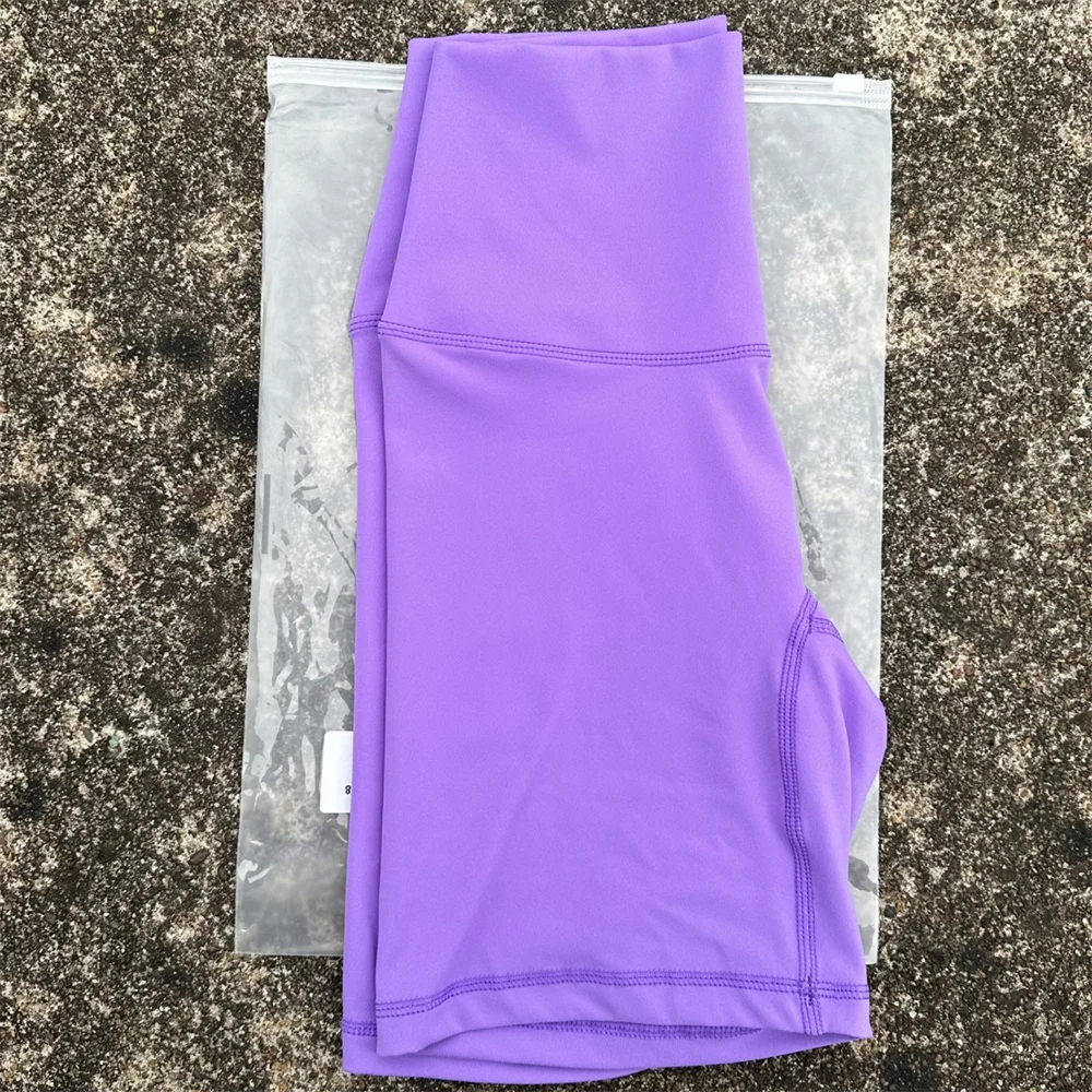 Solid Color High Waist Yoga Short Leg Cycling Women Fitness Sports Short Comprehensive Training Jog Squat Proof Internal Pocket