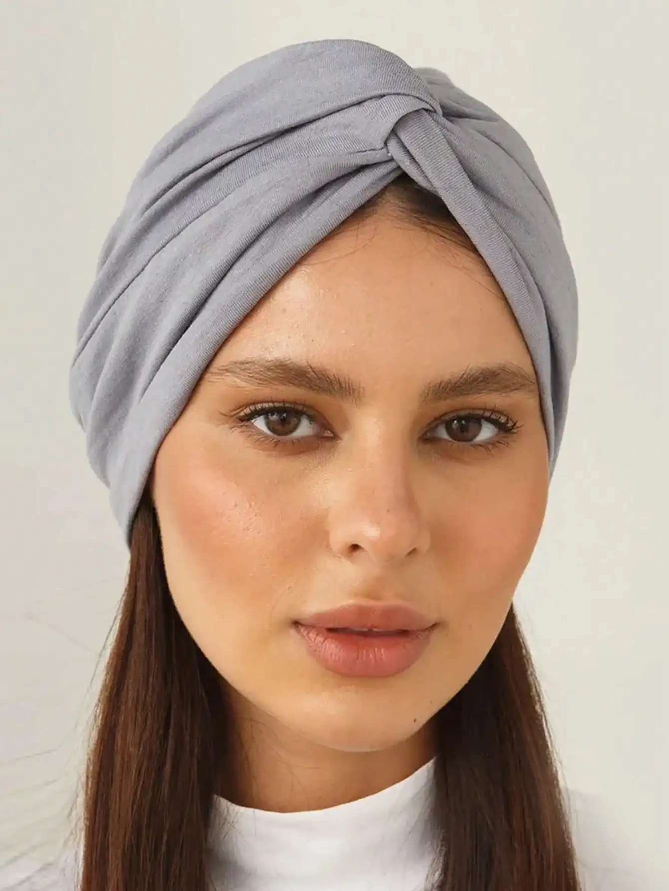 Forehead Cross Women Hijab Caps Elastic Fabric Muslim Instant Turban Bonnet Ready To Wear HIjabs Chemotherapy Cap