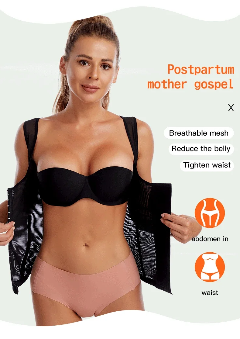 Waist Corset Postpartum Sheath Tummy Top Trainers Shapewear Women Slimming Sheath Woman Flat Belly Waist Trainer Body Shaper