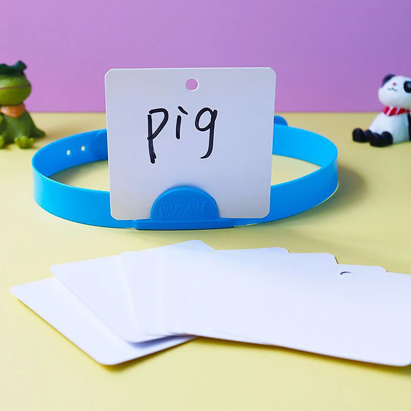 1pc Headband Game Fun Guessing Game Who Am I? Quick Question Game Family Party Board Games Educational Toy for Kids