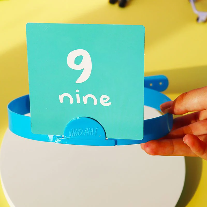 1pc Headband Game Fun Guessing Game Who Am I? Quick Question Game Family Party Board Games Educational Toy for Kids