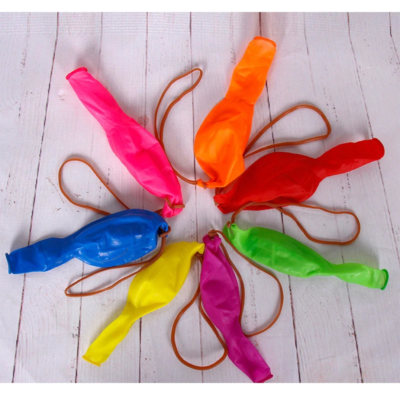 5/10pcs Large Punch Balloons Party Favors Kids Big Punching Ball Latex Bounce Balloon with Rubber Band Outdoor Toy Birthday Gift