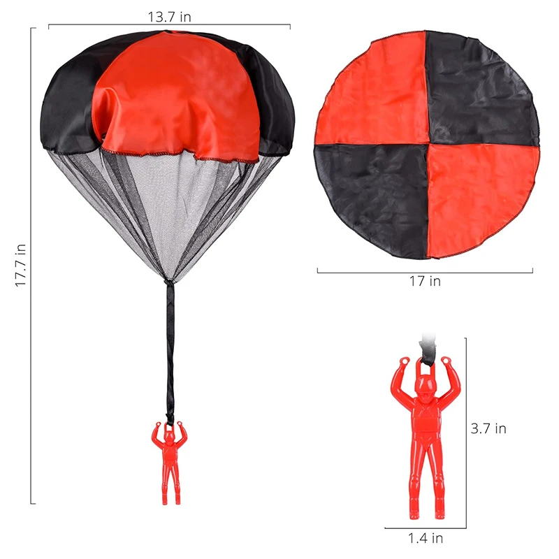 Children throwing mini soldier parachute toys indoor and outdoor toys hand throwing parachute toys parent-child interactive game