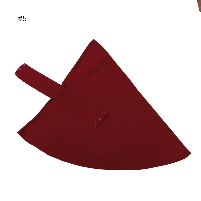 Soft Elastic Ready Jersey Cotton Hijab Undercap For Muslim Woman Bonnet Solid Color Instant Inner Caps Ladies Headband Free Size