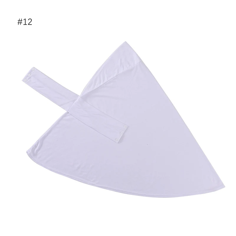 Soft Elastic Ready Jersey Cotton Hijab Undercap For Muslim Woman Bonnet Solid Color Instant Inner Caps Ladies Headband Free Size