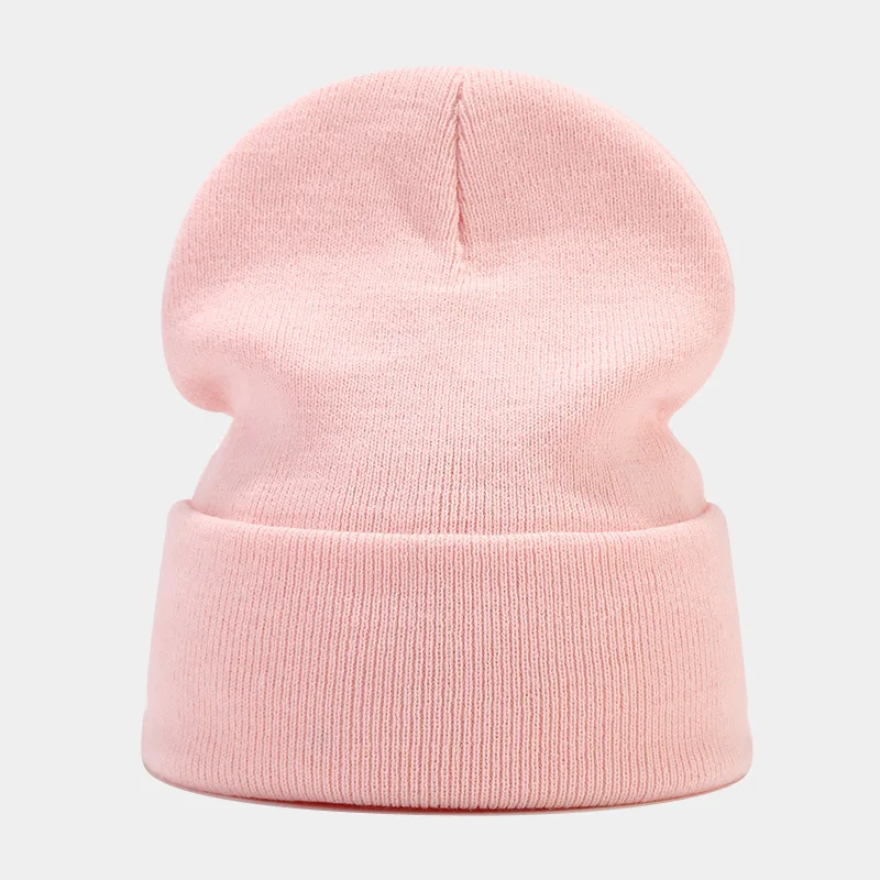 2024 Autumn/Spring Man’s Camouflage Knitting Hat Pure Colour Elastic Cap Unisex Warm Fashion Hat Female’s Leisured Beanie