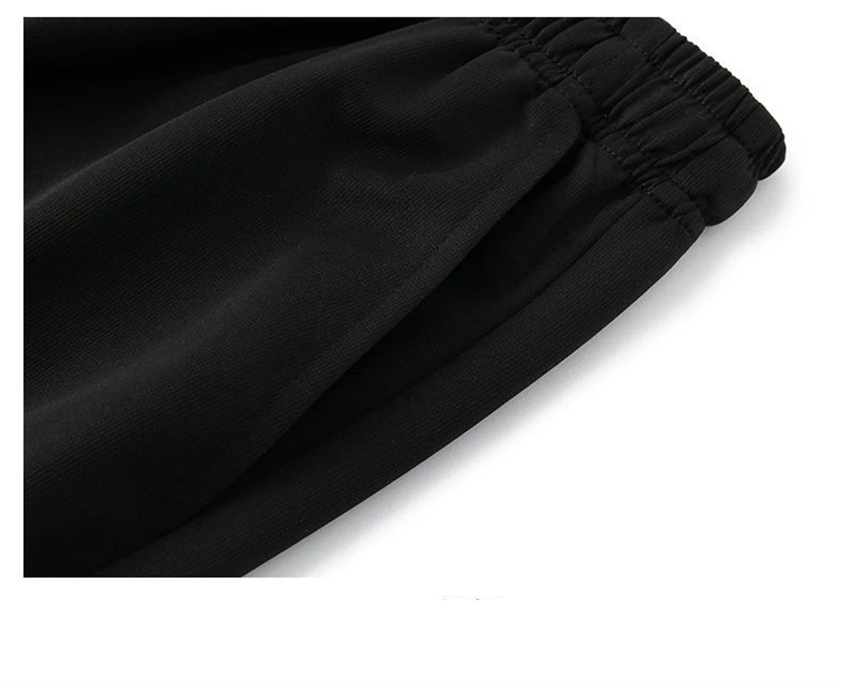 Black Straight Pants for Men's Summer Wide Leg Pants Casual Harajuku Student Pants High Street Trousers Gray Cool Sweatpants