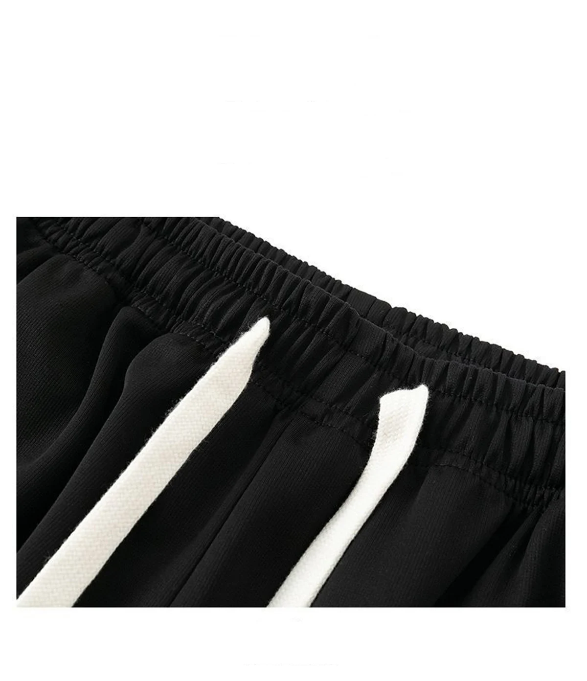 Black Straight Pants for Men's Summer Wide Leg Pants Casual Harajuku Student Pants High Street Trousers Gray Cool Sweatpants