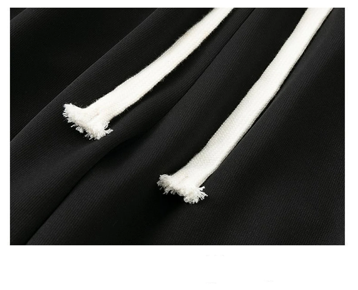Black Straight Pants for Men's Summer Wide Leg Pants Casual Harajuku Student Pants High Street Trousers Gray Cool Sweatpants