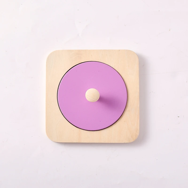 Montessori Baby Toys Play Kit Montessori Mirror Peekaboo Knob Puzzle Medium Spinning Drum Ball Kit Toys for 6-12 Months Toddler