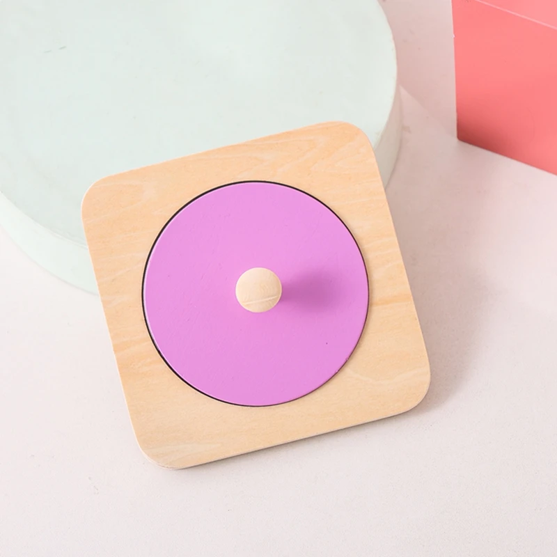 Montessori Baby Toys Play Kit Montessori Mirror Peekaboo Knob Puzzle Medium Spinning Drum Ball Kit Toys for 6-12 Months Toddler