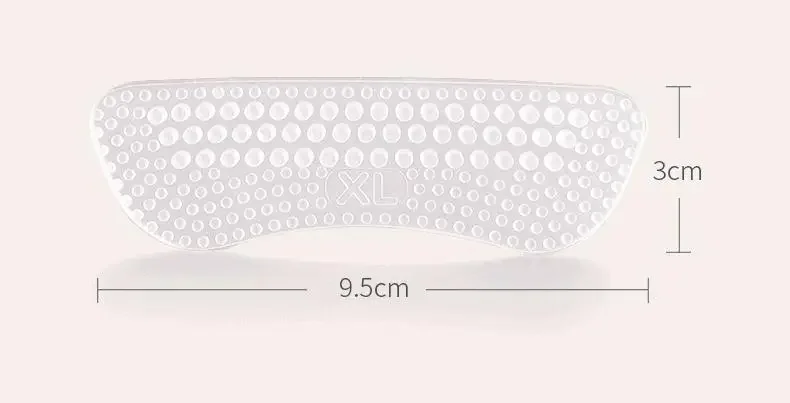 Upgrade Silicone Heel Stickers Heels Grips for Women Men Anti Slip Heel Cushions Non-Slip Inserts Pads Foot Heel Care Protector