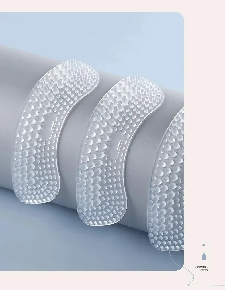 Upgrade Silicone Heel Stickers Heels Grips for Women Men Anti Slip Heel Cushions Non-Slip Inserts Pads Foot Heel Care Protector