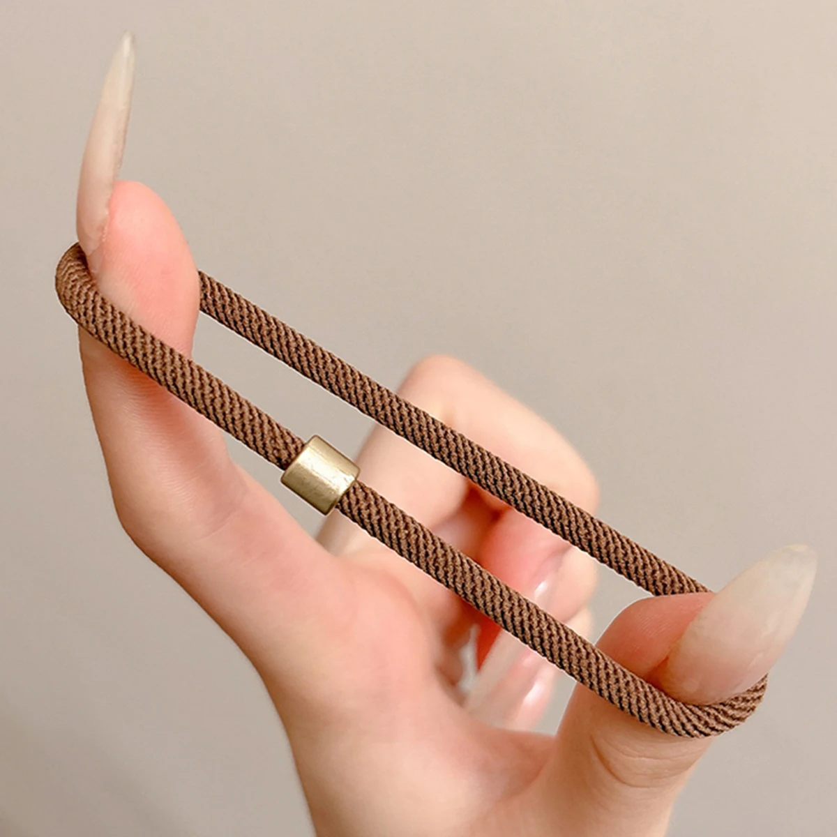 AWAYTR 5PCS New Girls Elastic Hair Rubber Bands  Headbands Women Hair Tie Hair Gum Ponytail Hair Holders Hair Accessories