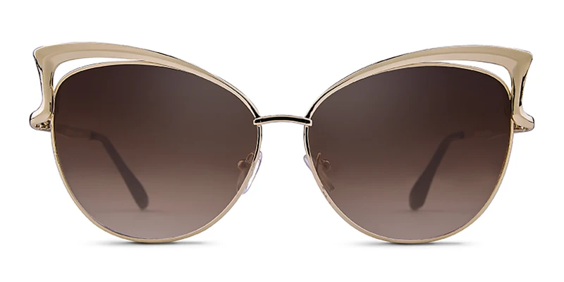 SORVINO Metal Frame Sunglasses Women Fashion Vintage Cat Eye Sun Glasses For Female Ladies 2026 Luxury Brand Eyeglasses UV400