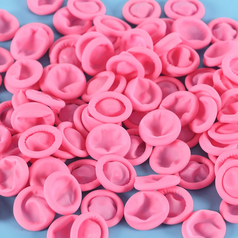 100Pcs Disposable Finger Cots Finger Protectors for Fingertips DIY Epoxy Resin Molds Making Tools Rubber Finger Gloves