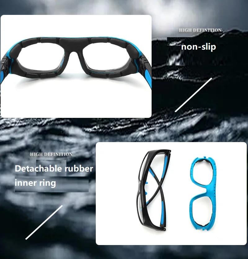 Basketball Eyeglasses Myopia Football Goggle Cycling Bicycle Bike Eyewear Outdoor Sport Glasses Prescription Customizable Lenses