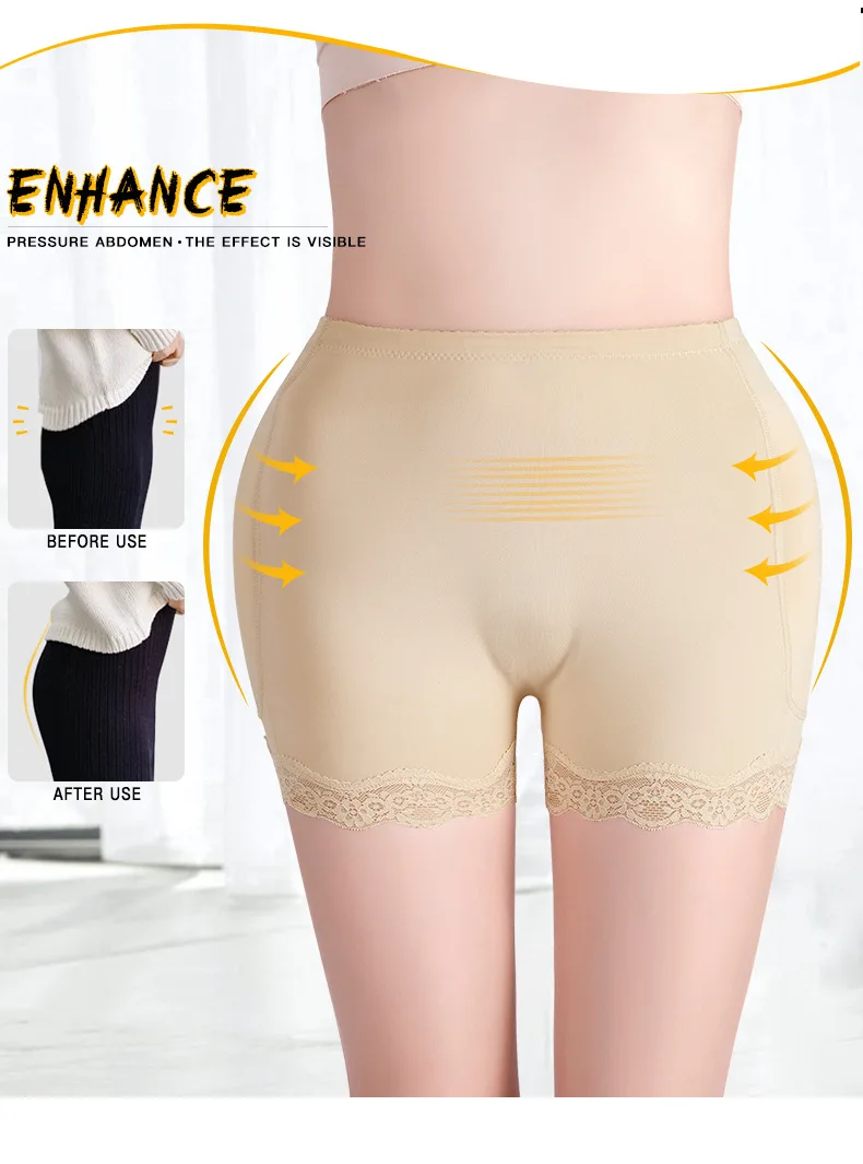 Padded Butt lifter Corrective Underwear Butt Enhancer Body Shaper Modeling Strap Fake Hip Shapwear Underwear Push Up Panties