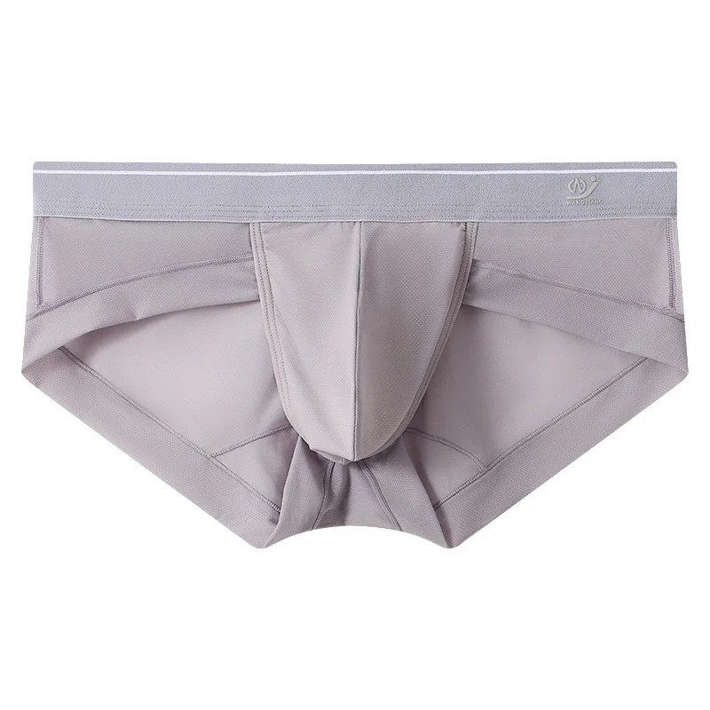 Men Briefs Breathable 3D Pouch Lightweight Men's Bikini Underwear Soft Sheer Comfort Quick Drying Stretchy Triangle for Summer