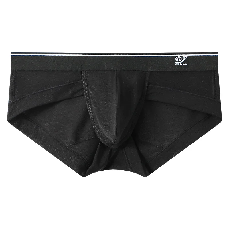 Men Briefs Breathable 3D Pouch Lightweight Men's Bikini Underwear Soft Sheer Comfort Quick Drying Stretchy Triangle for Summer
