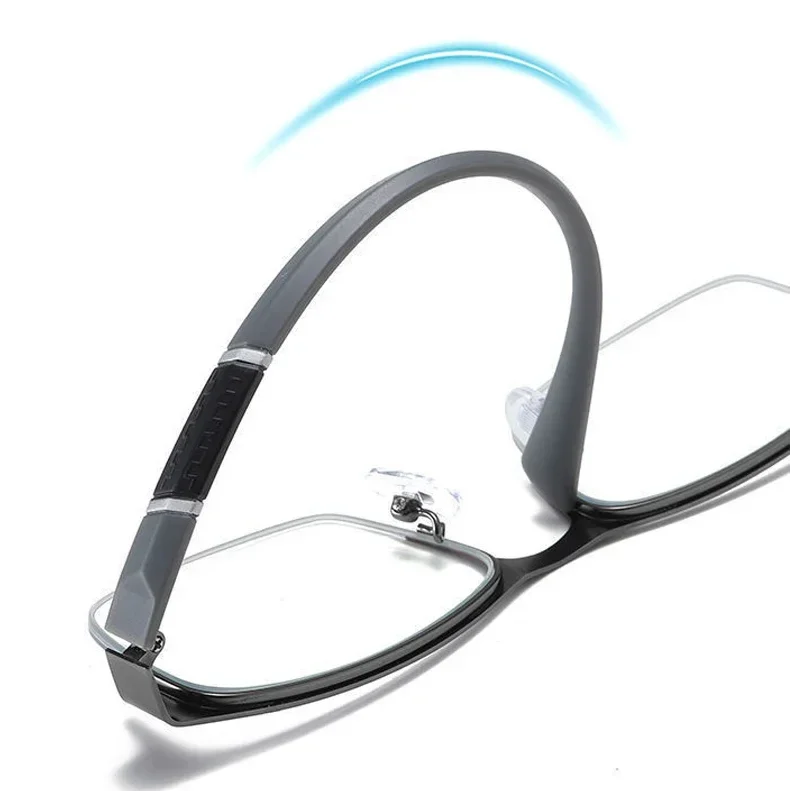 Smart Photochromic Near Sight Sun Glasses for Business Women Men Retro Metal Half Frame Myopia Eyewear Anti-UV Minus Goggles