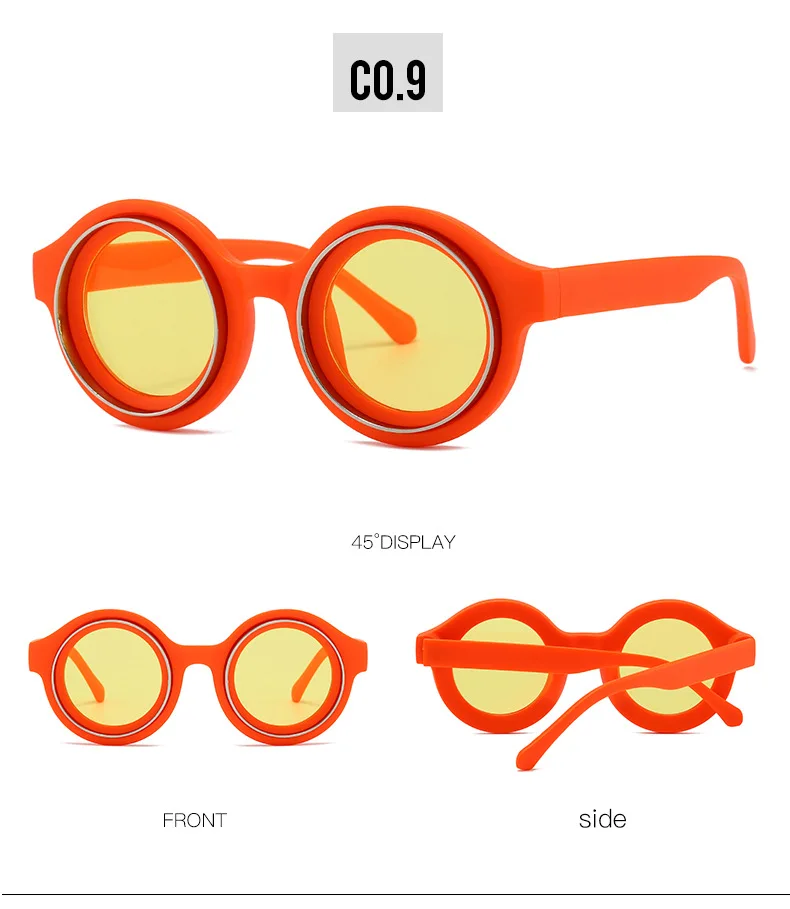 Fashion Vintage Round Sunglasses Women For Men Sun Glasses Punk Shades Luxury Brand Designer Classic Steampunk Shades UV400