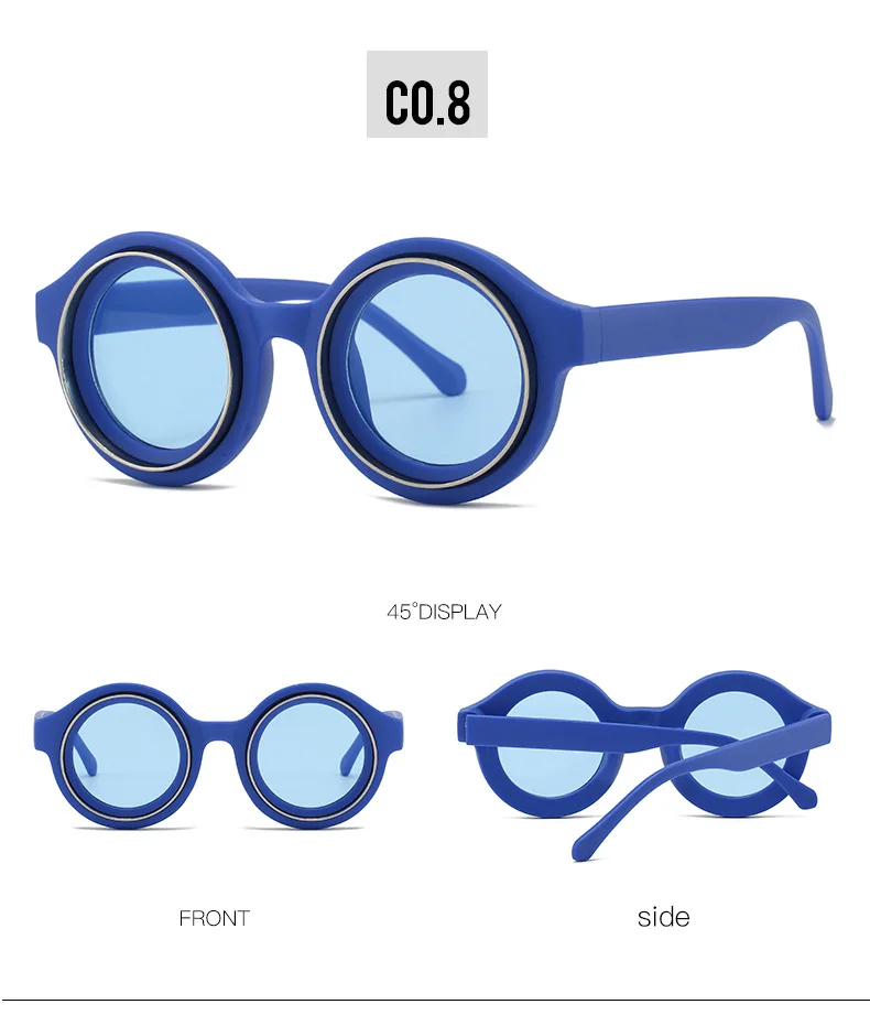 Fashion Vintage Round Sunglasses Women For Men Sun Glasses Punk Shades Luxury Brand Designer Classic Steampunk Shades UV400