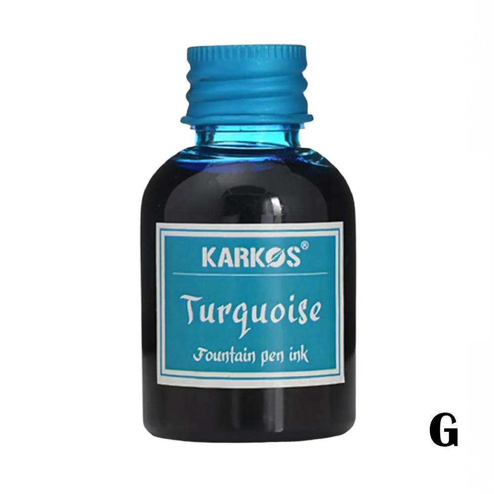 1 Bottle Pure Colorful 20/30ml Fountain Pen Ink Refilling Ink Stationery School High Quality Calligraphy Writing Fountain Ink