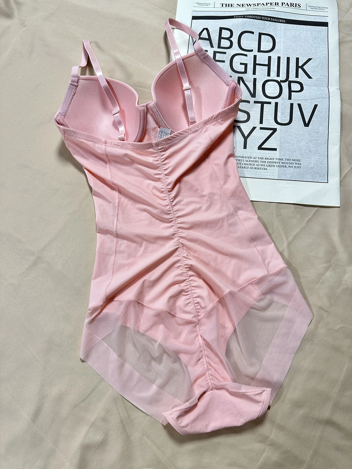 Naisstoo Women Shapewear Bodysuit for Tummy Control Seamless Body Shaper Thong Jumpsuit Bras