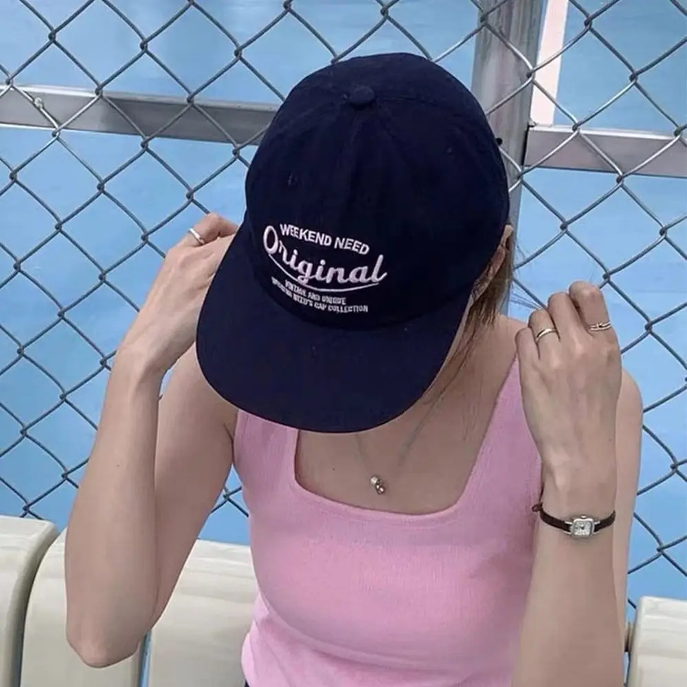 Casual Breathable Baseball Cap Hip Hop Cotton Sun Hat Outdoor Spring Summer Visor Running