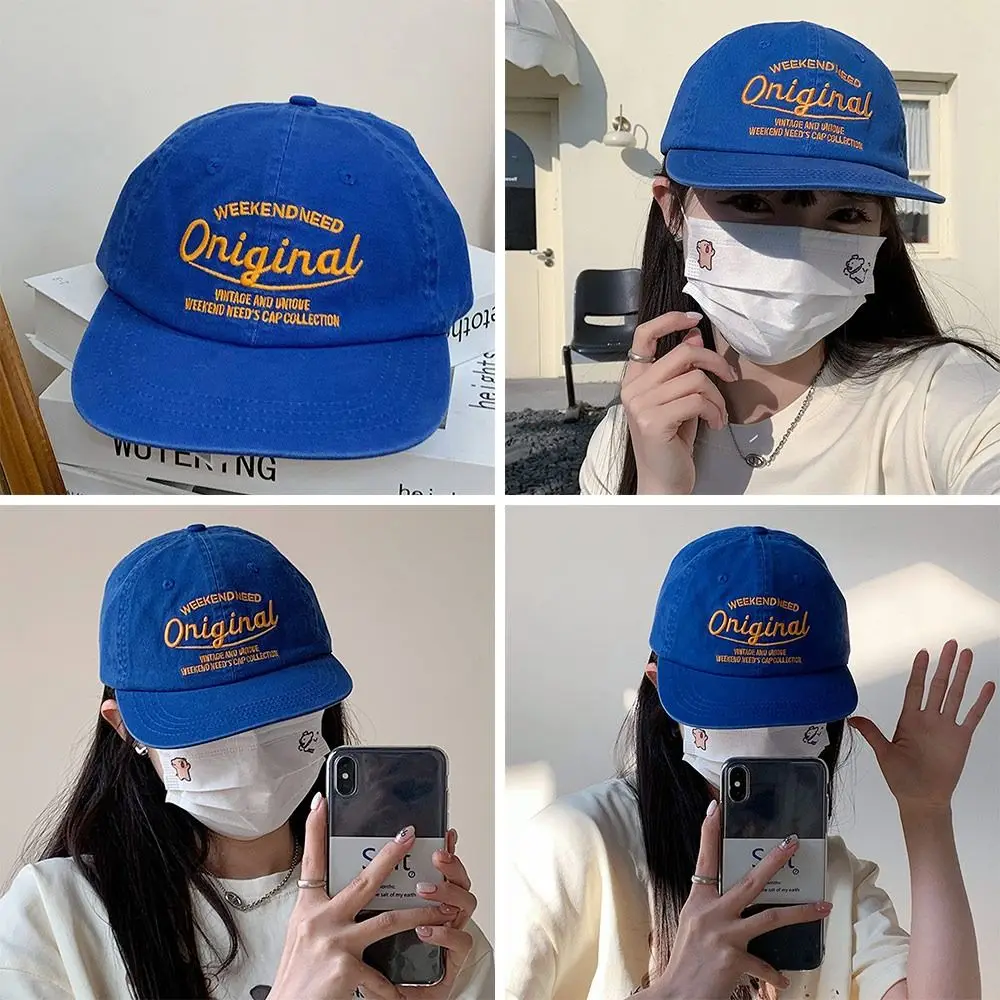 Casual Breathable Baseball Cap Hip Hop Cotton Sun Hat Outdoor Spring Summer Visor Running