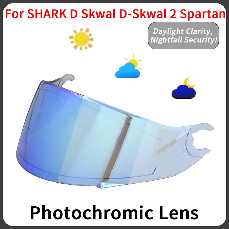 For SHARK Skwal 2 D-Skwal 2 Spartan Carbon Motorcycle Helmet Visor Lens Shield Motosiklet Cascos De Moto Casque Motos Accesorios