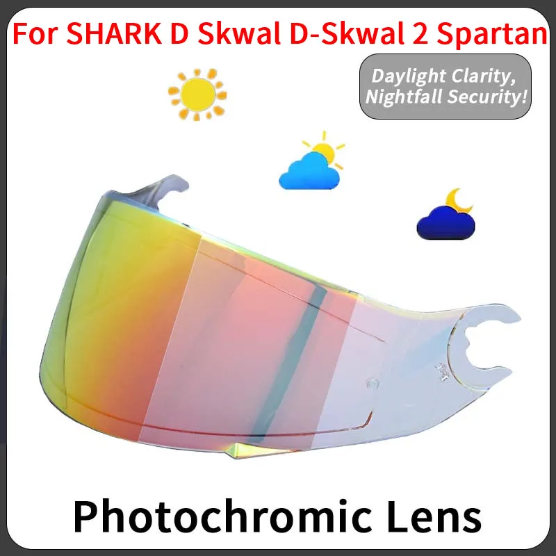 For SHARK Skwal 2 D-Skwal 2 Spartan Carbon Motorcycle Helmet Visor Lens Shield Motosiklet Cascos De Moto Casque Motos Accesorios