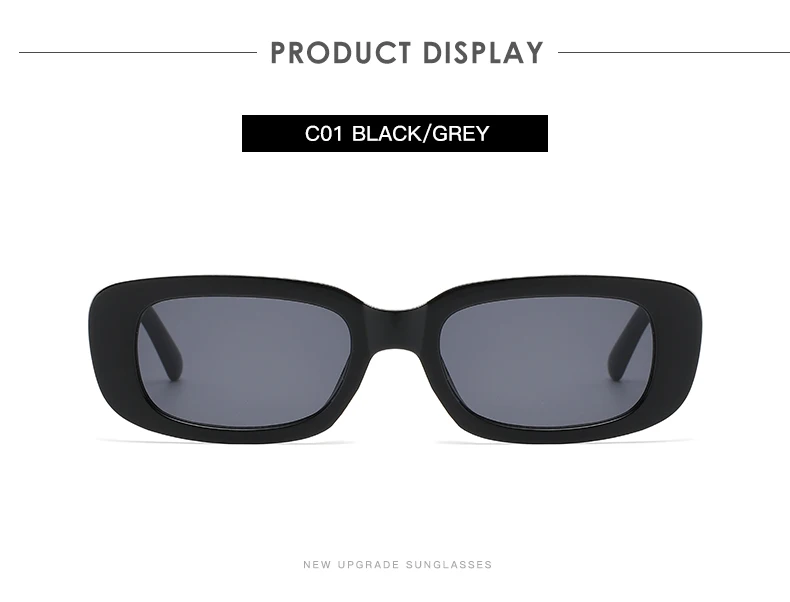 2pcs/set Rectangle Frame Sunglasses For Women Men Candy Color Y2K Fashion Sun Glasses Vintage Outdoor Eyewear UV400