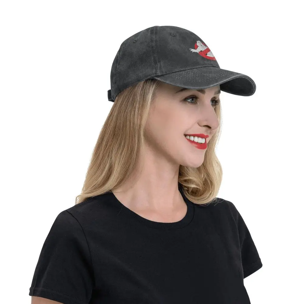 Funny Ghostbuster Movie Baseball Cap Couple Women Sun protection Trucker Dad Hat Summer Street Style Outdoor Sun Baseball Caps