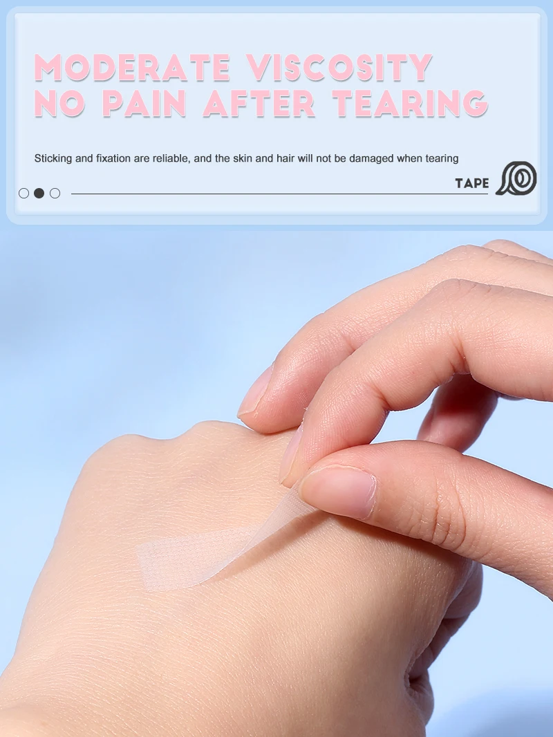 Wholesale Eyelash Extension Tape Under Eye Patches Easy to Tear Micropore Tape Professional Lashes Tape Sensitive Skin Using