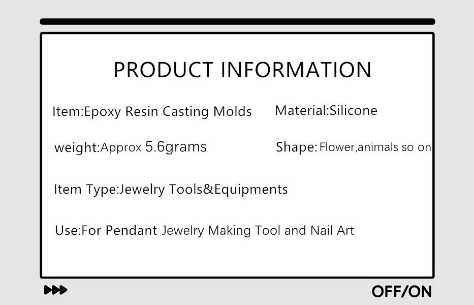 SNASAN Tiny Beads Cartoon Flowers Heart Star Nail Art Earrings Silicone Mould Jewelry Casting Tool UV Epoxy Resin Silicone Mold