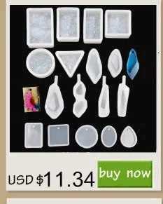 SNASAN Tiny Beads Cartoon Flowers Heart Star Nail Art Earrings Silicone Mould Jewelry Casting Tool UV Epoxy Resin Silicone Mold
