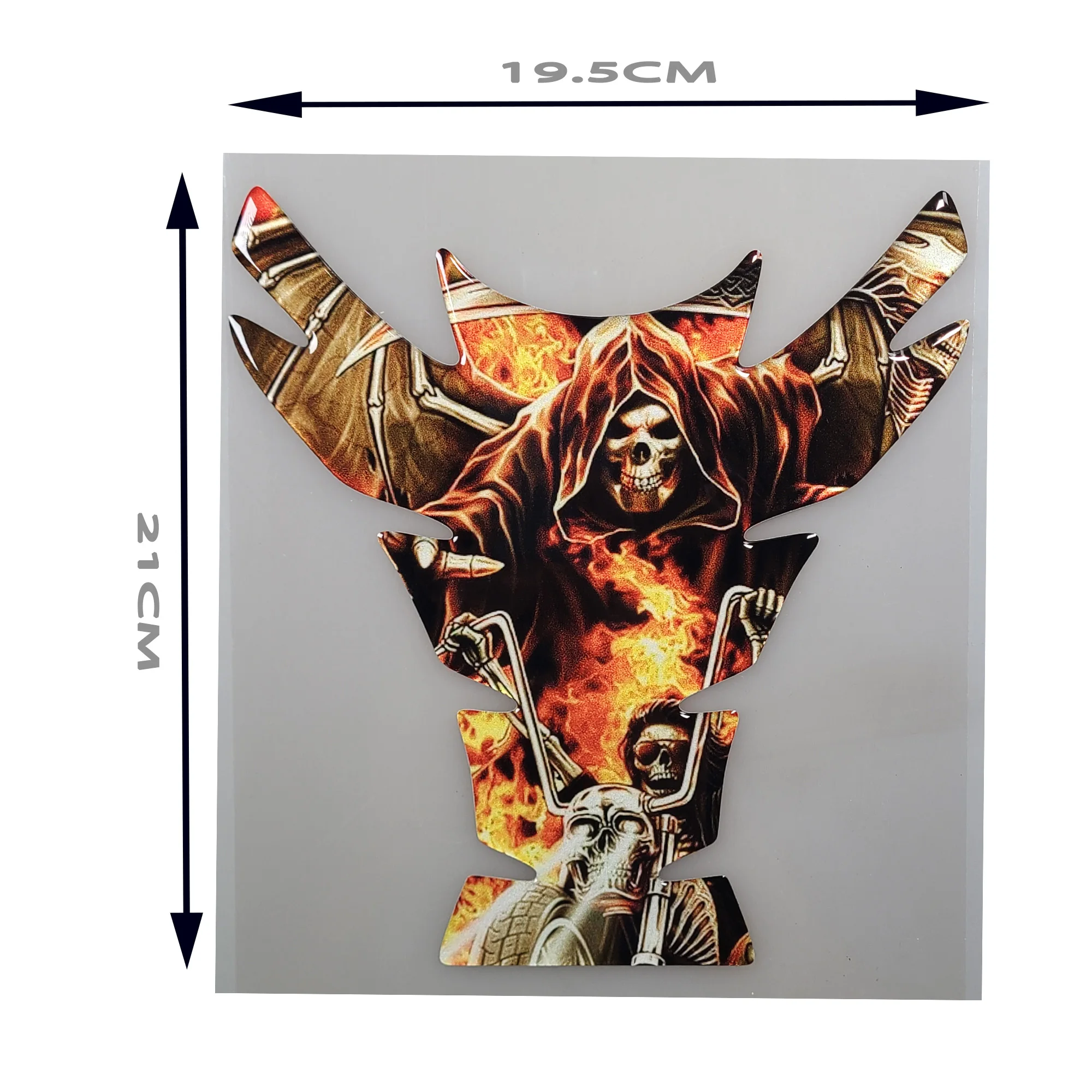 Motorcycle Universal Tankpad, Tank Pad, 3D Tank Pad Stickers, Oil Gas Protector, Tank Protector for SUZUKI YAMAHA Free Keychain
