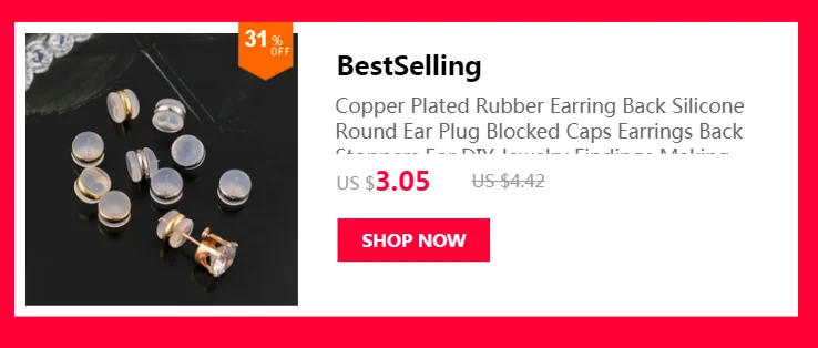 100-200pcs/Lot Rubber Ear Backs Stopper Earnuts Stud Earring Back Supplies For DIY Jewelry Findings Making Accessories Wholesale