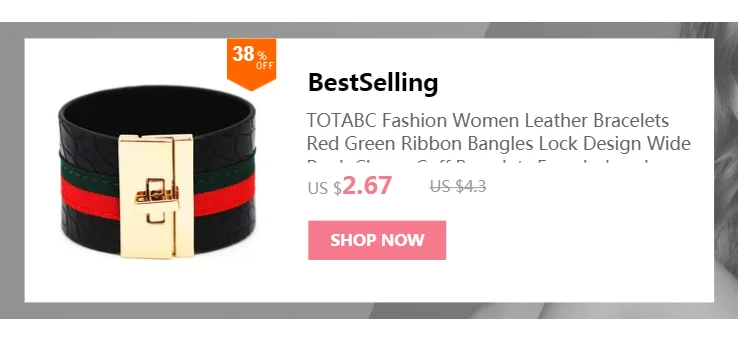 Europe Crack Leather Bracelet For Women Femme All-Match V Word Wide Punk Style Soft Jewellery Cool Wholesale
