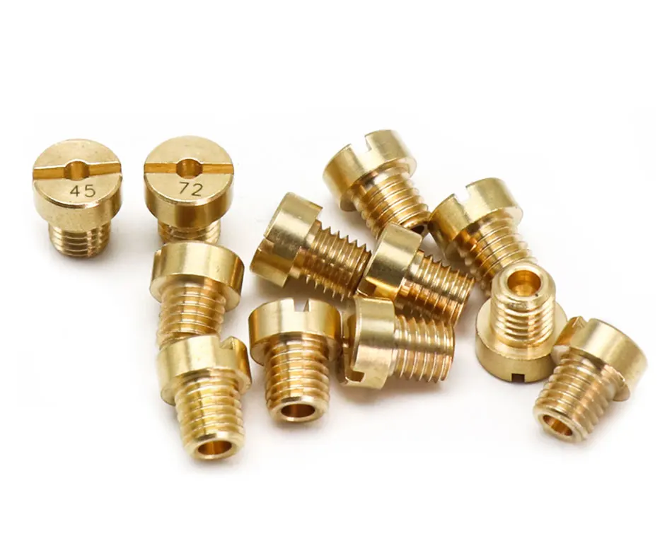 Sclmotos- M5 Thread Carburetor Main Jet AD/DS Racing For Dellorto SHA PHBG NC PHVA Carb Main Injector Nozzle Pilot Jet #30-#135