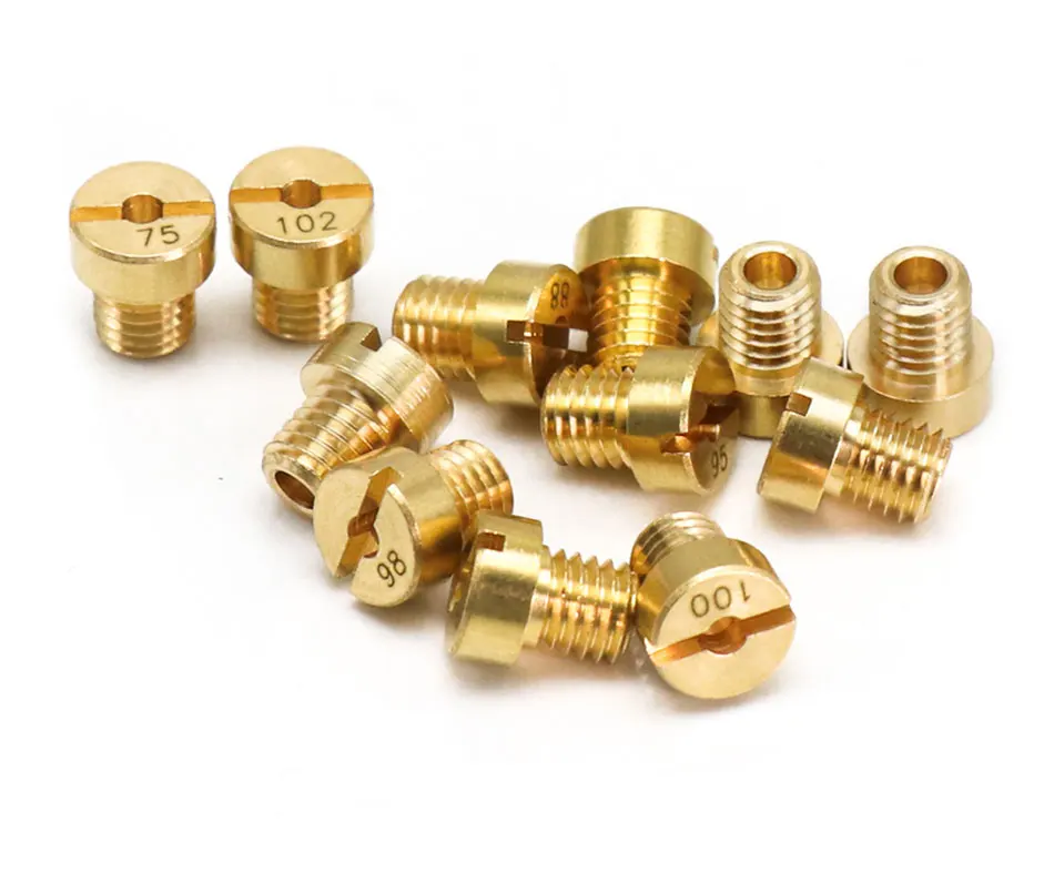 Sclmotos- M5 Thread Carburetor Main Jet AD/DS Racing For Dellorto SHA PHBG NC PHVA Carb Main Injector Nozzle Pilot Jet #30-#135