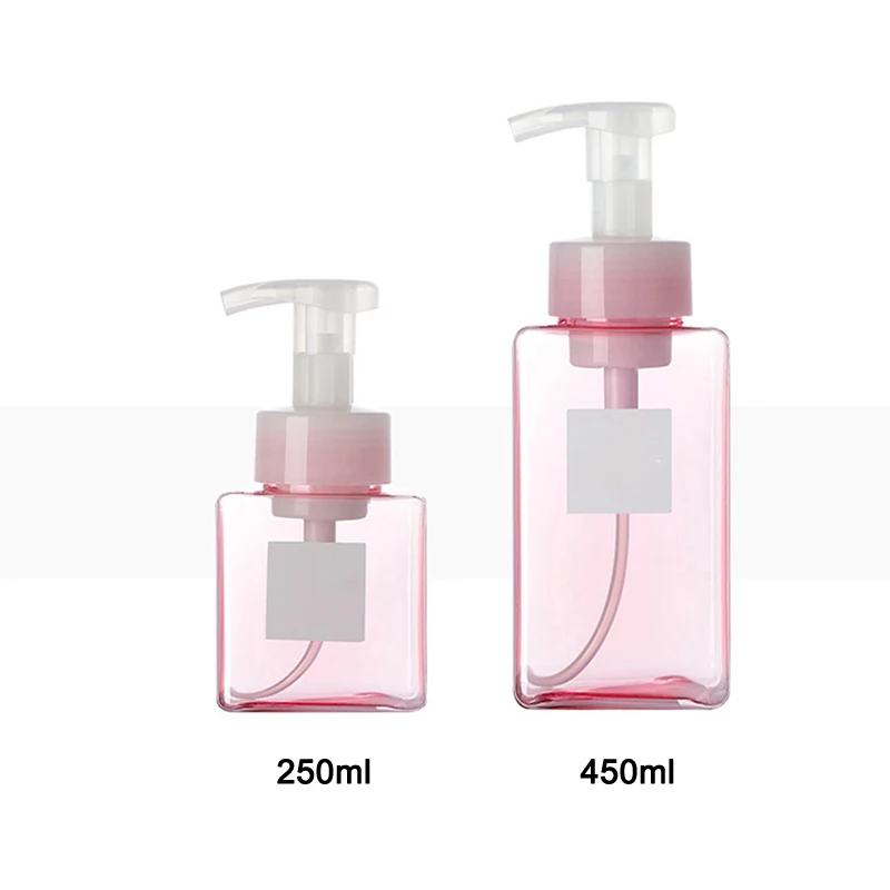 Soap Despenser Portable Foam Pumps Bottle 250/450/650ml Manually Press Soap Foaming Mousses Liquid Dispensers Bathroom Bottling