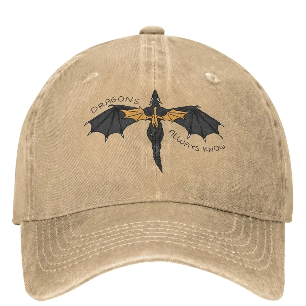 Fourth Wing Inspired Dragon Art Merch Men Women Baseball Caps Distressed Washed Hats Vintage Outdoor Activities Headwear