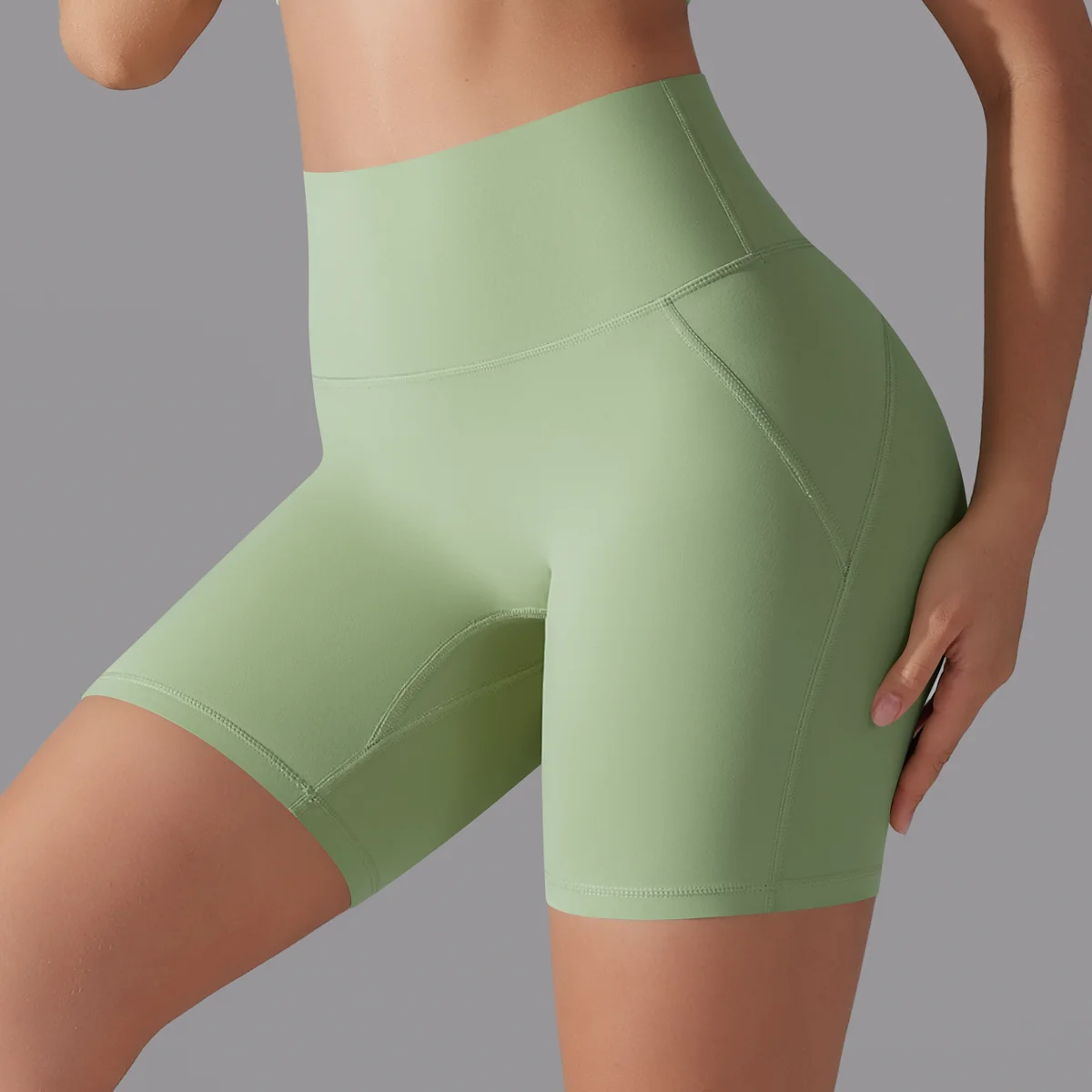 Yoga Shorts Women Fitness Shorts Running Cycling Shorts Breathable Sports Leggings High Waist Summer Workout Gym Shorts